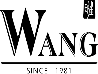 WANG SINCE 1981 logo