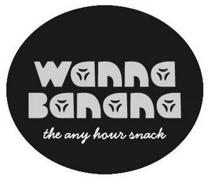 WANNA BANANA THE ANY HOUR SNACK logo
