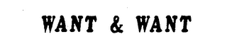 WANT & WANT logo