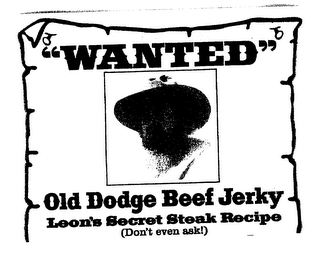 WANTED OLD DODGE JERKY logo