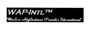 WAP-INTL WIRELESS APPLICATIONS PROVIDER INTERNATIONAL logo