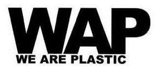 WAP WE ARE PLASTIC logo