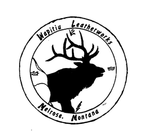 WAPITIU LEATHERWORKS MELROSE, MONTANA logo