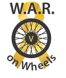 W.A.R. V ON WHEELS logo