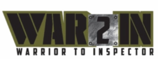 WAR2IN WARRIOR TO INSPECTOR logo