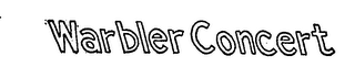 WARBLER CONCERT logo