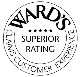 WARD'S CLAIMS CUSTOMER EXPERIENCE SUPERIOR RATING logo