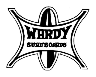 WARDY SURFBOARDS LAGUNA BEACH CALIFORNIA logo