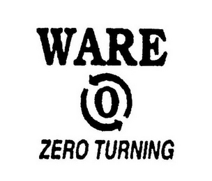 WARE 0 ZERO TURNING logo