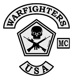 WARFIGHTERS MC USA VII XVII MMX logo