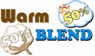 WARM BLEND 50% 50% logo