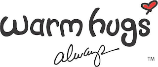 WARM HUGS ALWAYS logo