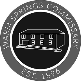 WARM SPRINGS COMMISSARY EST 1896 logo