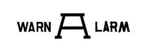 WARN A LARM logo