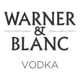 WARNER & BLANC VODKA logo