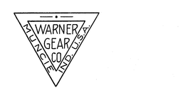 WARNER GEAR CO. MUNICE IND. U.S.A. logo