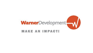WARNERDEVELOPMENT MAKE AN IMPACT! logo