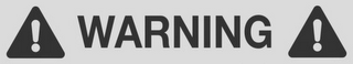 WARNING logo