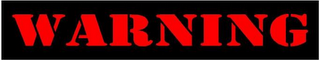 WARNING logo