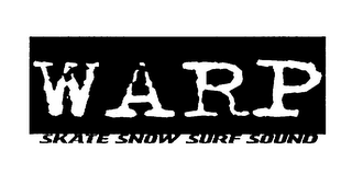 WARP SKATE SNOW SURF SOUND logo