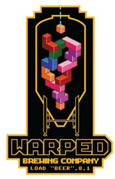 WARPED BREWING COMPANY LOAD "BEER" , 8 , 1 logo