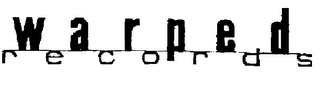 WARPED RECORDS logo
