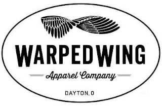 WARPED WING APPAREL COMPANY DAYTON, O logo
