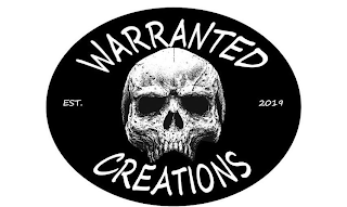 WARRANTED CREATIONS EST. 2019 logo