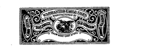 WARRANTED EAGLE FILES THE EAGLE FILE COMPANY SUPREME QUALITY CAST STEEL logo