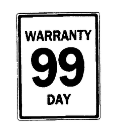 WARRANTY 99 DAY logo