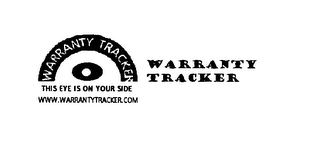 WARRANTY TRACKER WARRANTY TRACKER THIS EYE IS ON YOUR SIDE WWW.WARRANTYTRACKER.COM logo