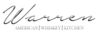 WARREN AMERICAN WHISKEY KITCHEN logo