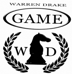 WARREN DRAKE GAME WD logo