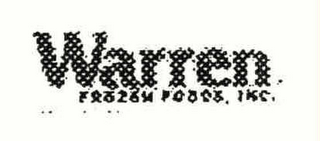 WARREN FROZEN FOODS, INC. logo