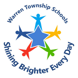 WARREN TOWNSHIP SCHOOLS SHINING BRIGHTER EVERY DAY logo