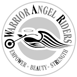 WARRIOR ANGEL RIDERS EMPOWER · BEAUTY · STRENGTH logo