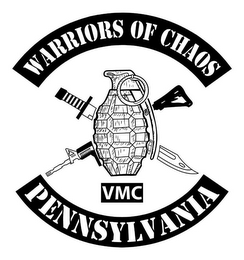 WARRIORS OF CHAOS VMC PENNSYLVANIA logo