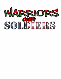 WARRIORS OVER SOLDIERS logo
