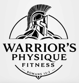 WARRIOR'S PHYSIQUE FITNESS ROMANS 12:2 logo