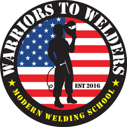 WARRIORS TO WELDERS MODERN WELDING SCHOOL EST 2016 logo