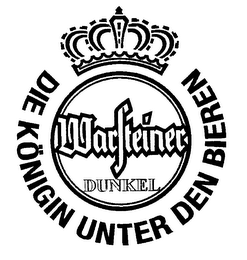 WARSTEINER DUNKEL DIE KONIGIN UNTER DEN BIEREN logo