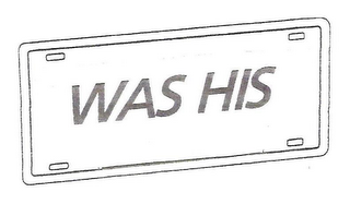 WAS HIS logo