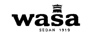 WASA SEDAN 1919 logo