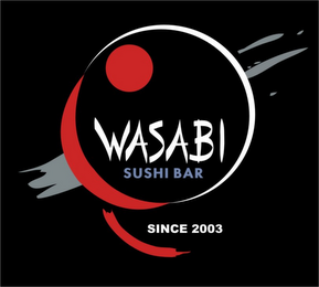 WASABI SUSHI BAR SINCE 2003 logo