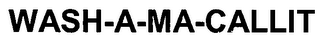 WASH-A-MA-CALLIT logo