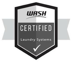 WASH CERTIFIED LAUNDRY SYSTEMS logo