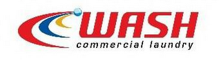 WASH COMMERCIAL LAUNDRY logo
