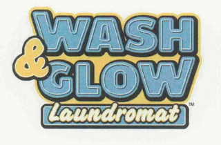WASH & GLOW LAUNDROMAT logo