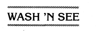 WASH 'N SEE logo