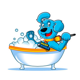 WASH N' WIGGLE logo